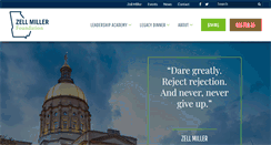 Desktop Screenshot of millerfoundation.com